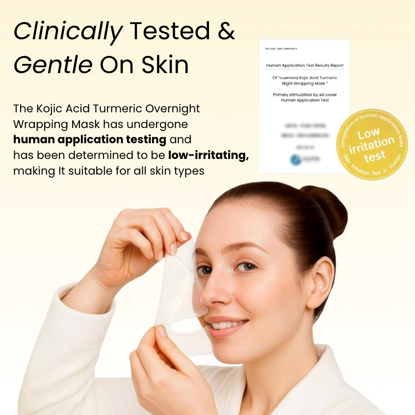 Kojic Acid Turmeric Overnight Mask For Rosacea