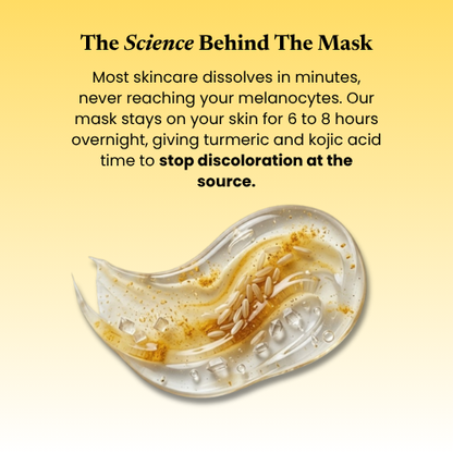 Kojic Acid Turmeric Overnight Mask For Melasma