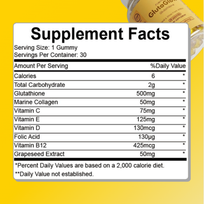 GlutaGlow Glutathione Gummies